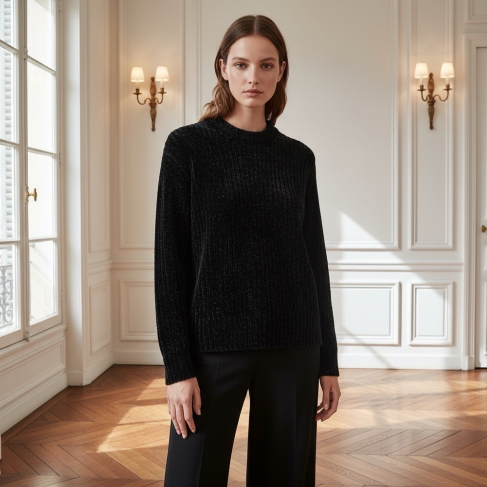 Aritzia Wilfred Violetta Sweater chenille sweater